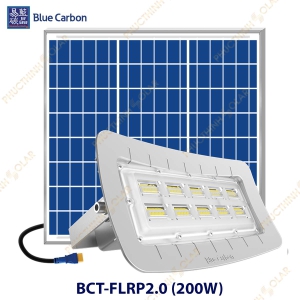 Đèn pha năng lượng mặt trời 200W Blue Carbon BCT-FLRP2.0